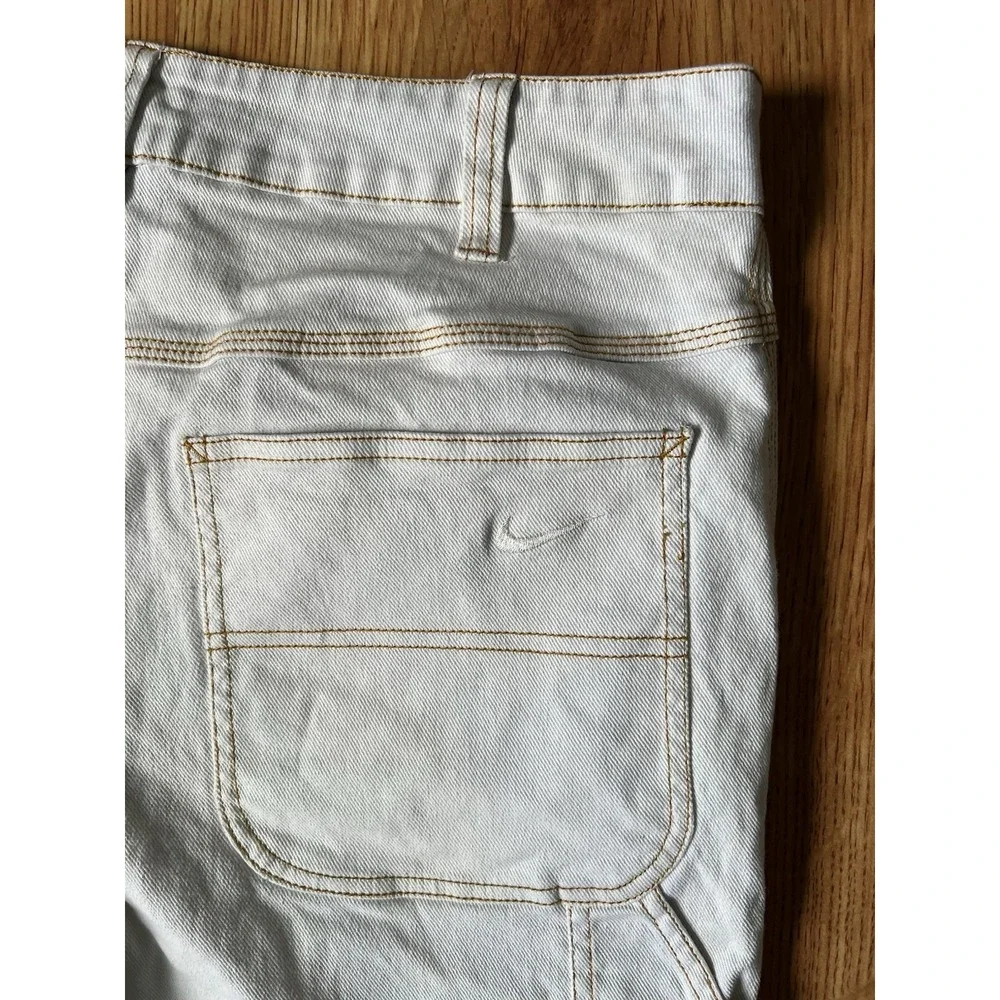 Nike Jeans Life Carpenter Pants Light Beige Mens Size 32 Boot Cut